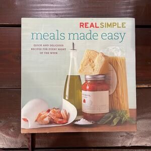 Real Simple: Meals Made Easy  hardcover cookbook good condition